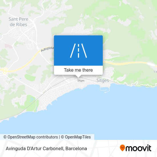Avinguda D'Artur Carbonell map