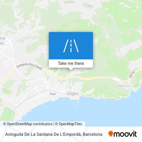 Avinguda De La Sardana De L'Empordà map