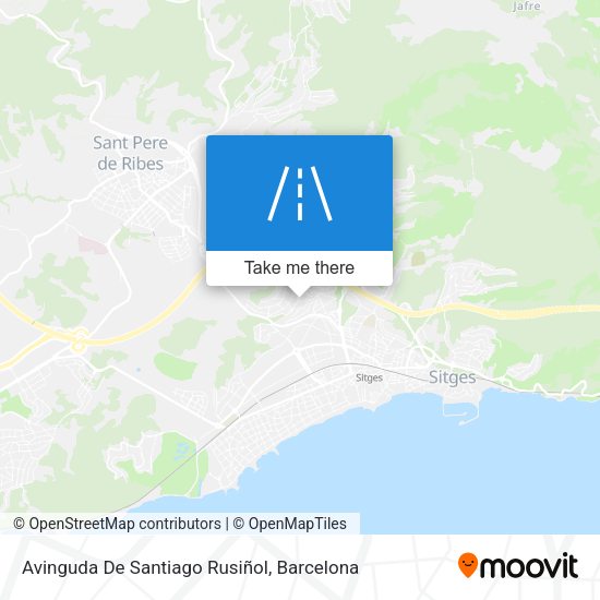 Avinguda De Santiago Rusiñol map