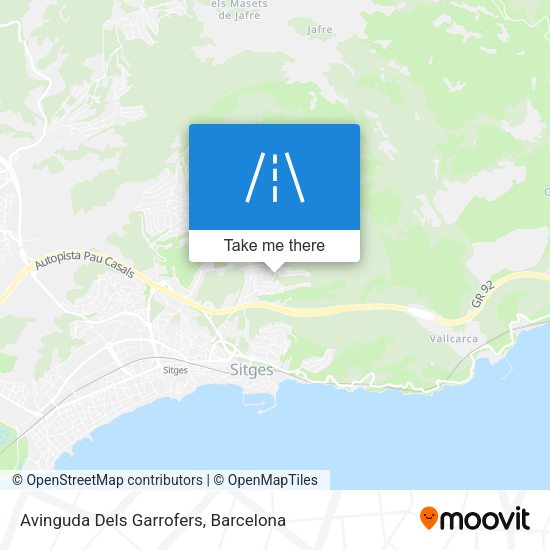 Avinguda Dels Garrofers map