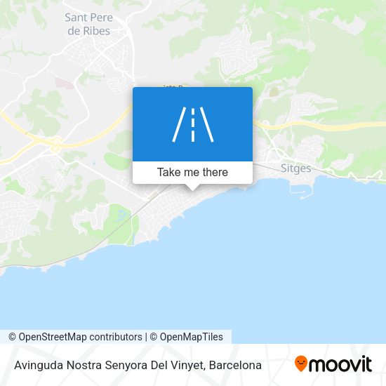 Avinguda Nostra Senyora Del Vinyet map