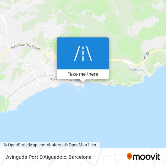 Avinguda Port D'Aiguadolc map