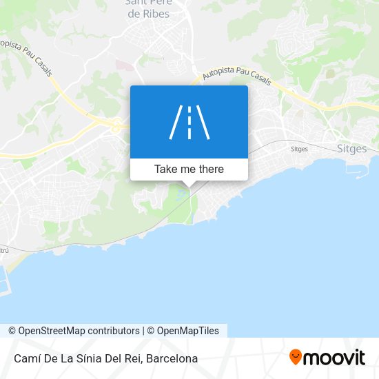 Camí De La Sínia Del Rei map