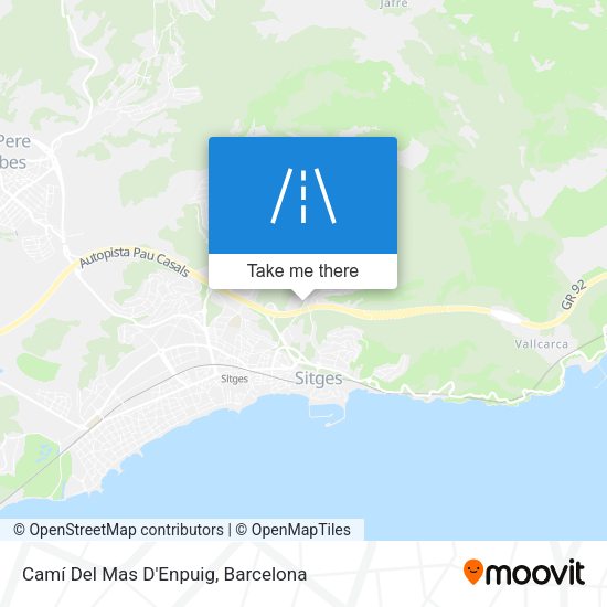 Camí Del Mas D'Enpuig map