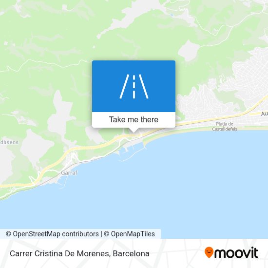 Carrer Cristina De Morenes map