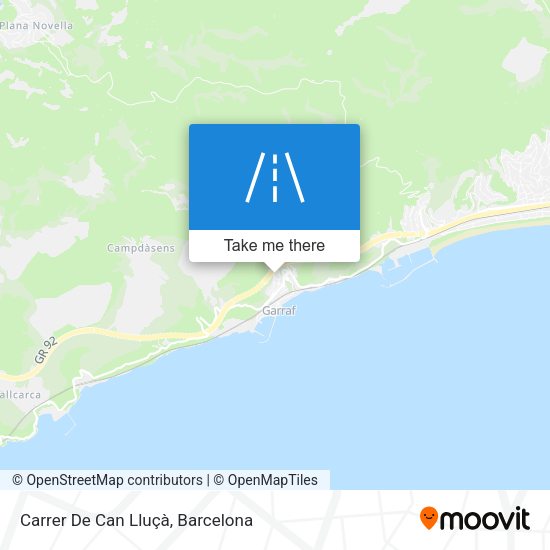 Carrer De Can Lluçà map