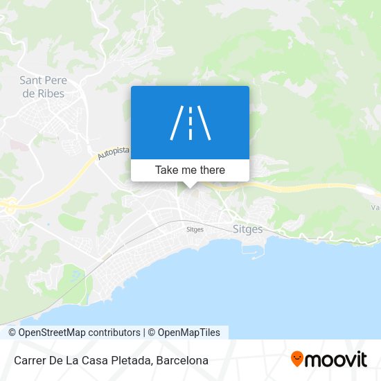 Carrer De La Casa Pletada map