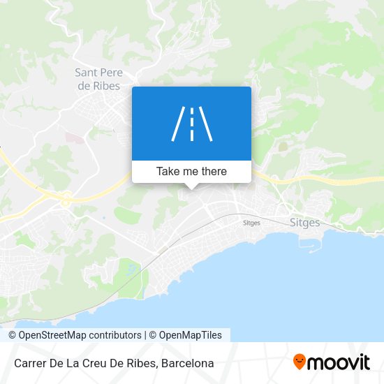 Carrer De La Creu De Ribes map