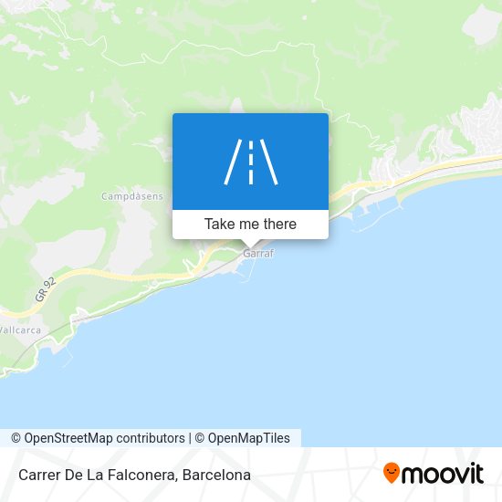 Carrer De La Falconera map