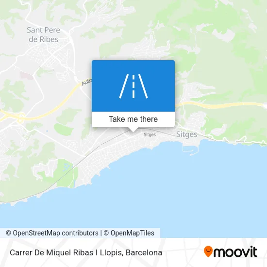 mapa Carrer De Miquel Ribas I Llopis