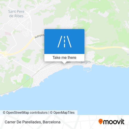 Carrer De Parellades map