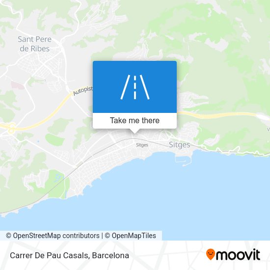 Carrer De Pau Casals map