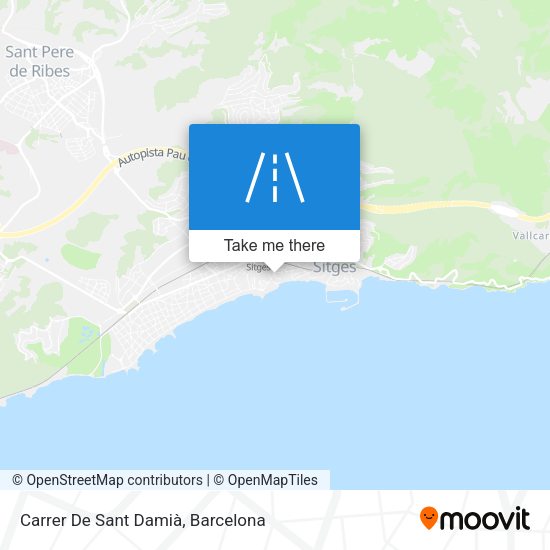 Carrer De Sant Damià map