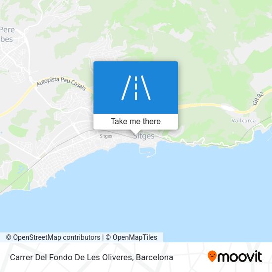 Carrer Del Fondo De Les Oliveres map