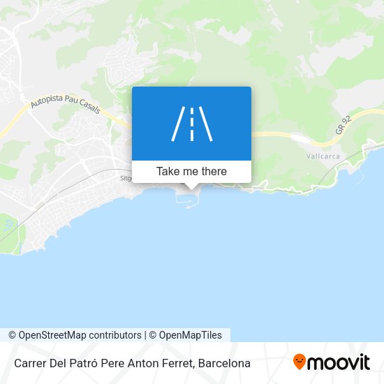 Carrer Del Patró Pere Anton Ferret map