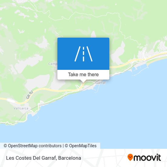Les Costes Del Garraf map
