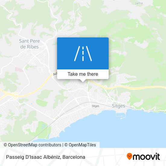 Passeig D'Isaac Albéniz map