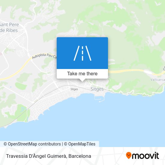 Travessia D'Àngel Guimerà map