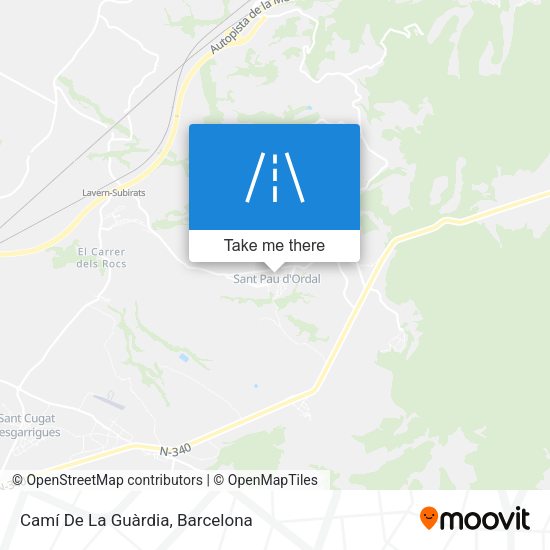 Camí De La Guàrdia map