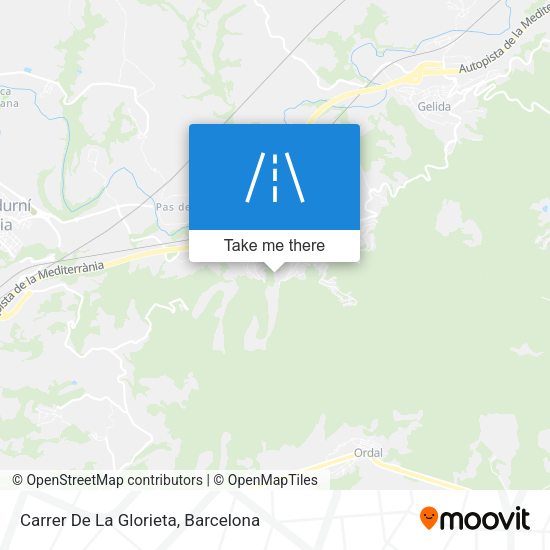 Carrer De La Glorieta map