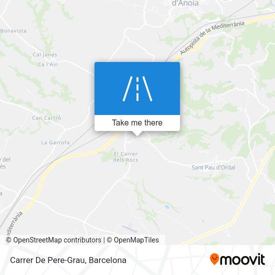 Carrer De Pere-Grau map