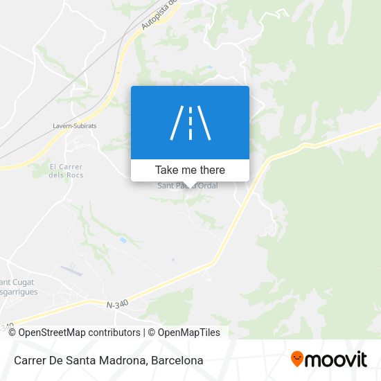 Carrer De Santa Madrona map