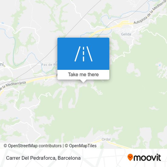 Carrer Del Pedraforca map