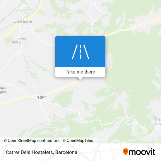 Carrer Dels Hostalets map