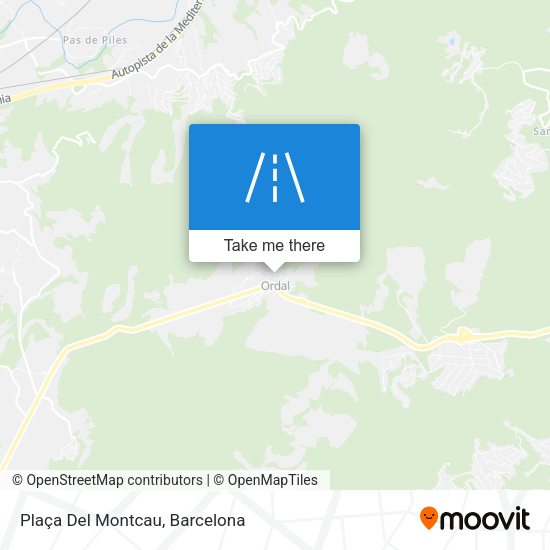 Plaça Del Montcau map