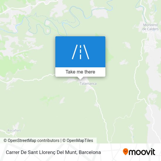 Carrer De Sant Llorenç Del Munt map