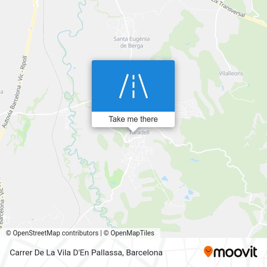 Carrer De La Vila D'En Pallassa map