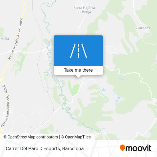Carrer Del Parc D'Esports map