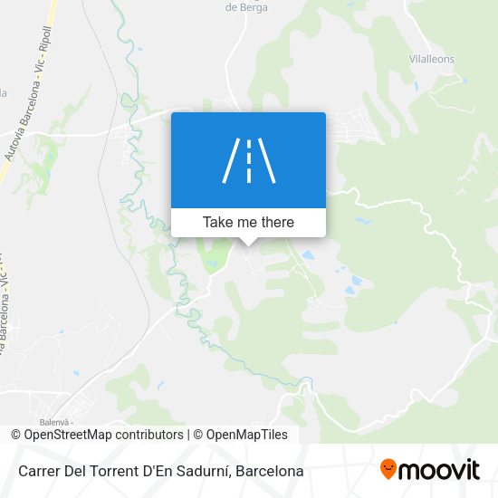 Carrer Del Torrent D'En Sadurní map