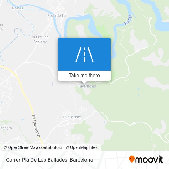 Carrer Pla De Les Ballades map