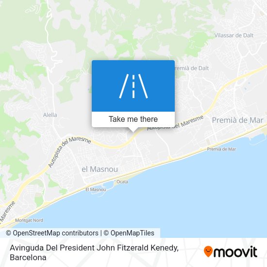 Avinguda Del President John Fitzerald Kenedy map