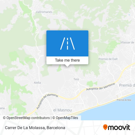 Carrer De La Molassa map