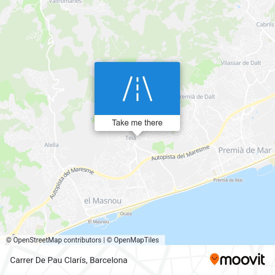Carrer De Pau Clarís map