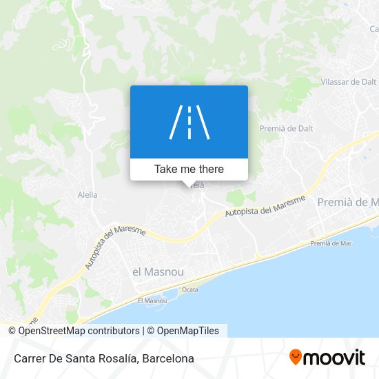 Carrer De Santa Rosalía map