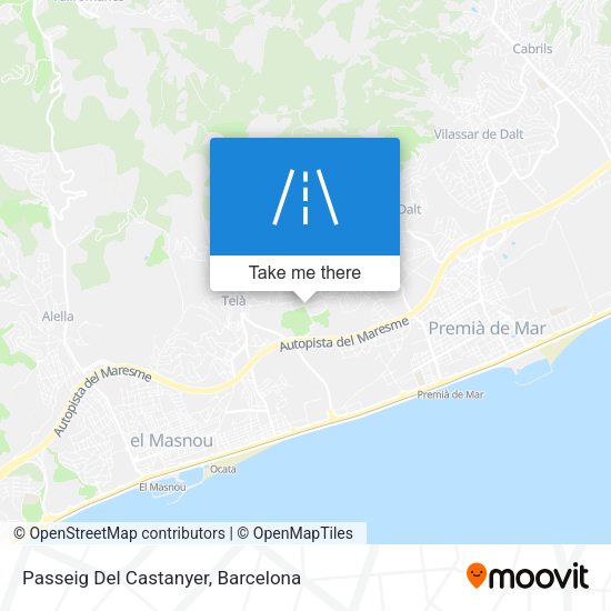 Passeig Del Castanyer map