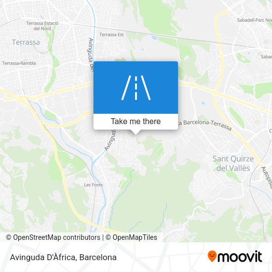 Avinguda D'Àfrica map