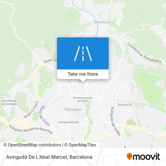 Avinguda De L'Abat Marcet map
