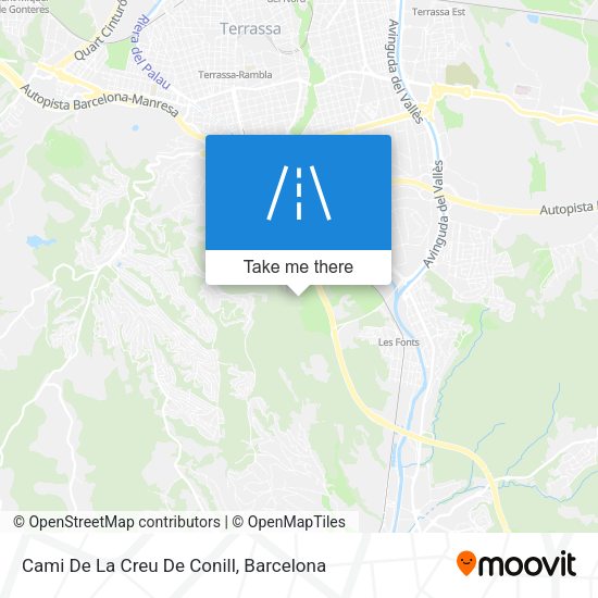 Cami De La Creu De Conill map