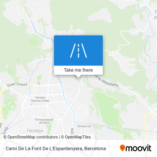 Camí De La Font De L'Espardenyera map