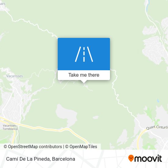 Camí De La Pineda map