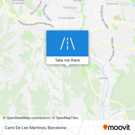 Camí De Les Martines map