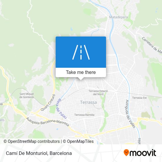 Camí De Monturiol map