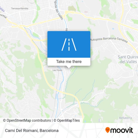 Camí Del Romaní map
