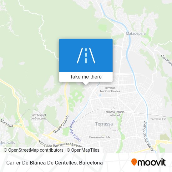 Carrer De Blanca De Centelles map