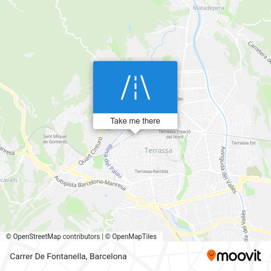 Carrer De Fontanella map