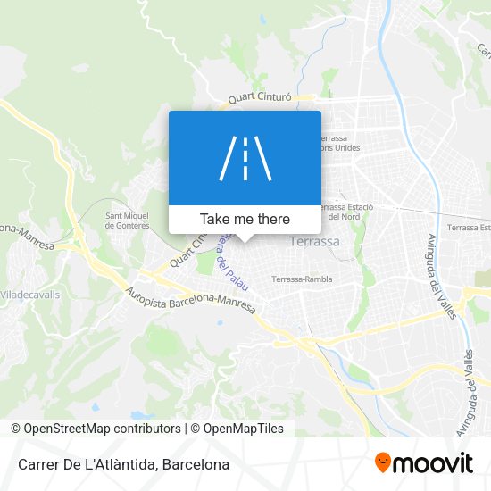 Carrer De L'Atlàntida map